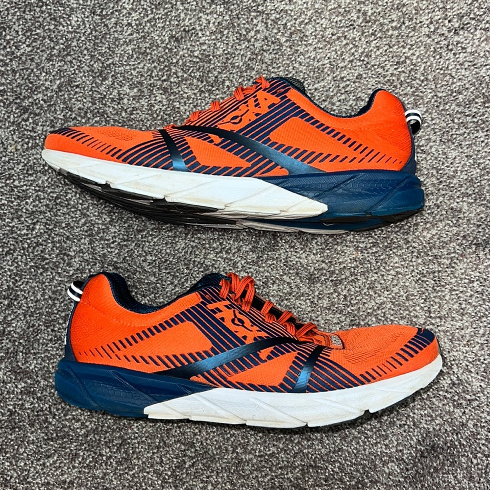 Men's Orange and Navy Lightweight Running Shoes